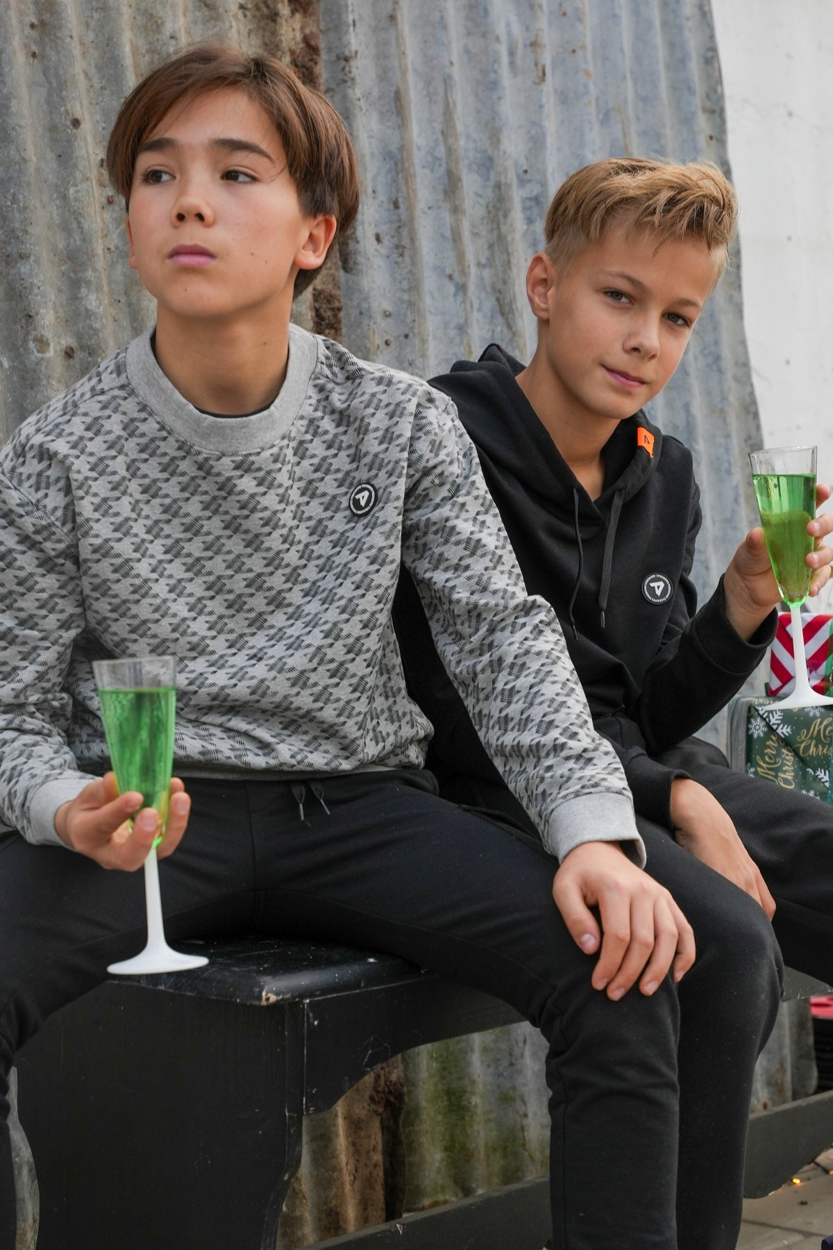 TYGO & vito Sweater Dev Grijs Melé