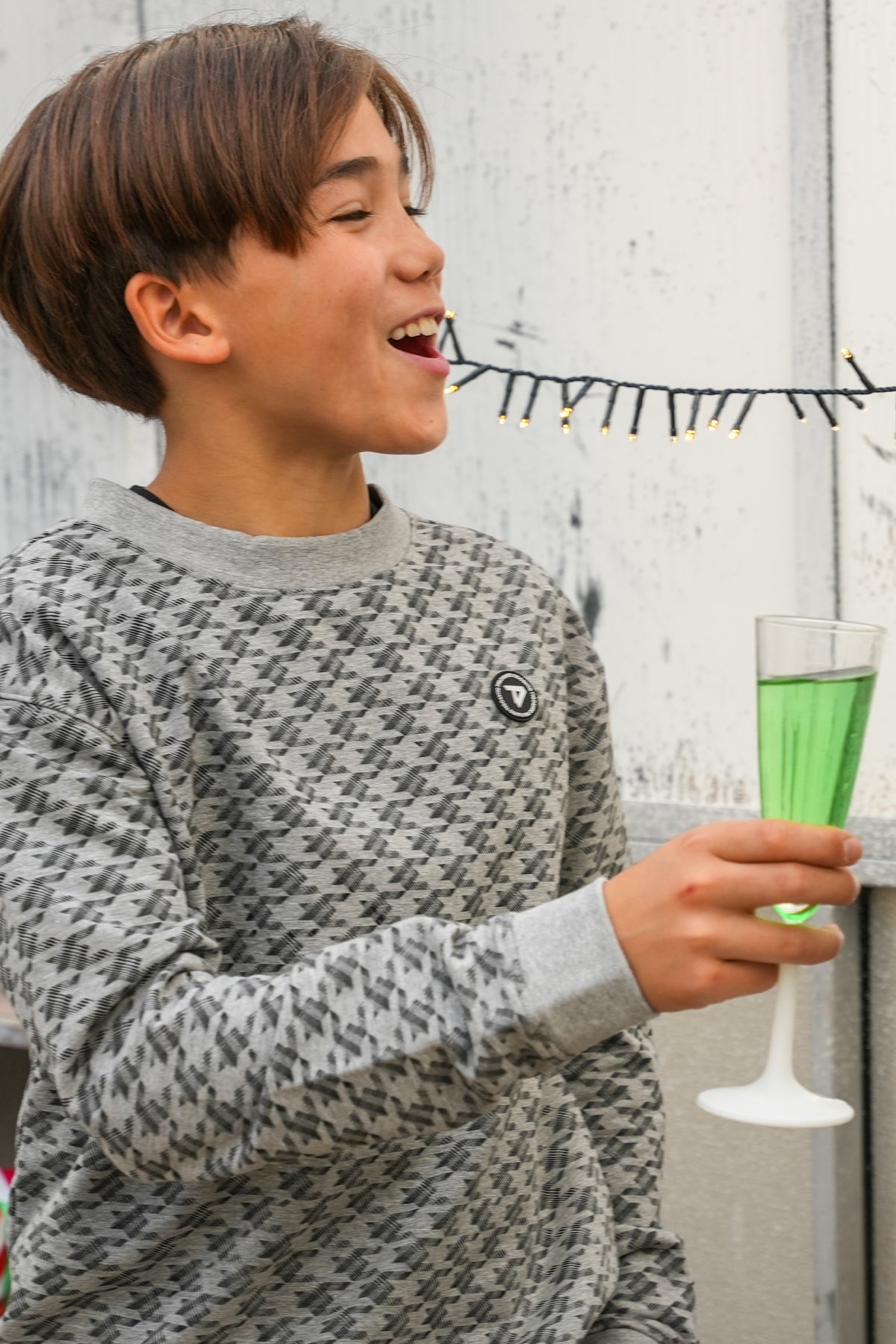 TYGO & vito Sweater Dev Grijs Melé