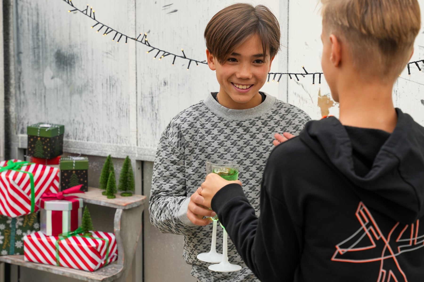 TYGO & vito Sweater Dev Grijs Melé