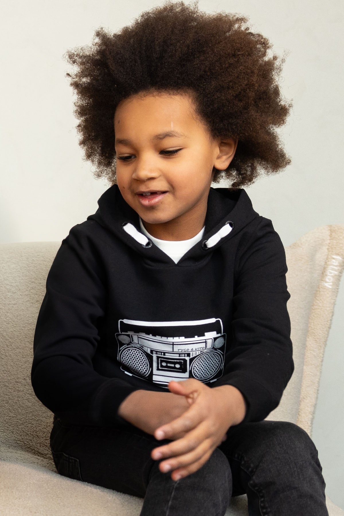 TYGO & vito Hoody Henry Zwart