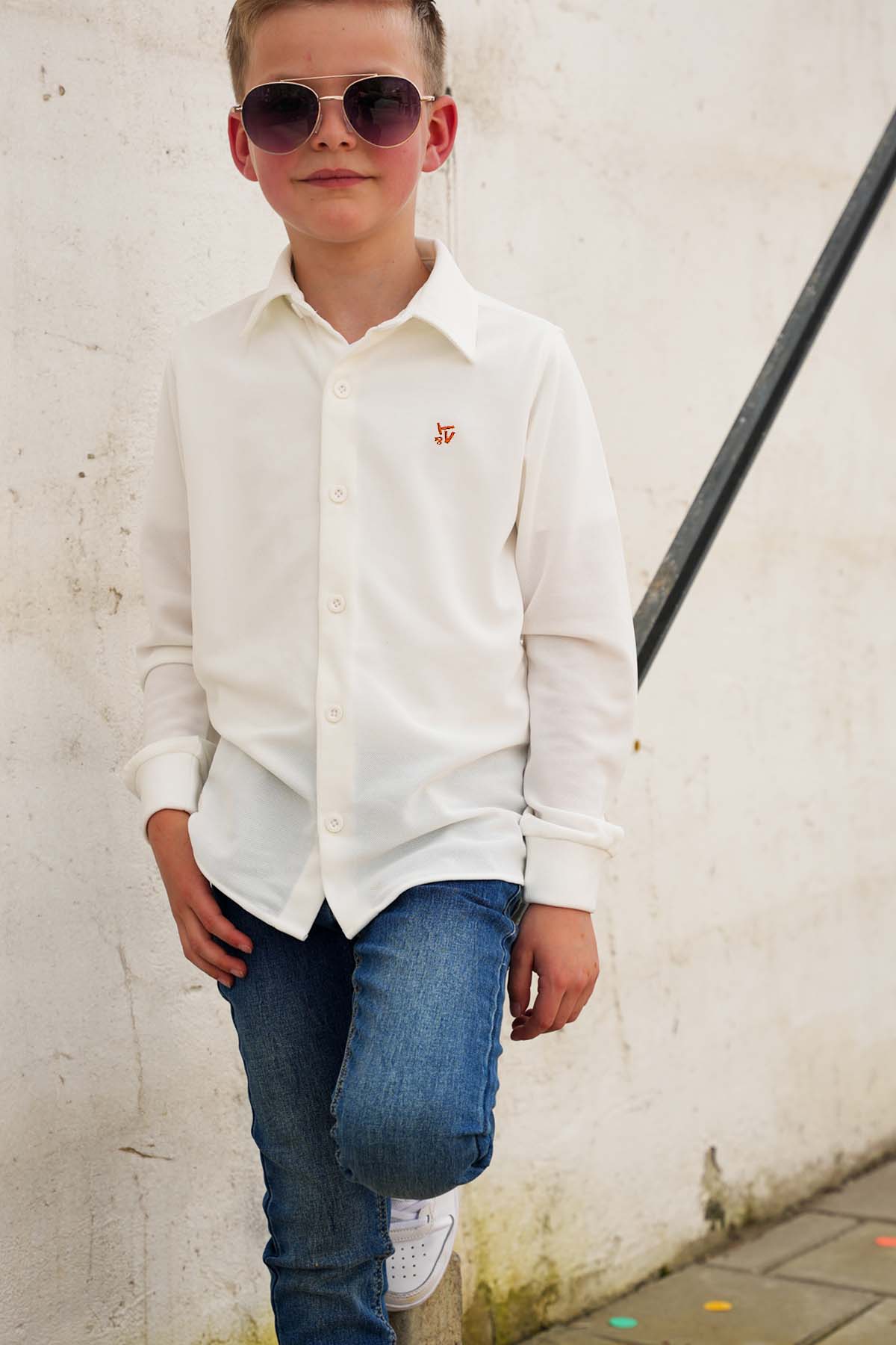 TYGO & vito Shirt Owen Wit