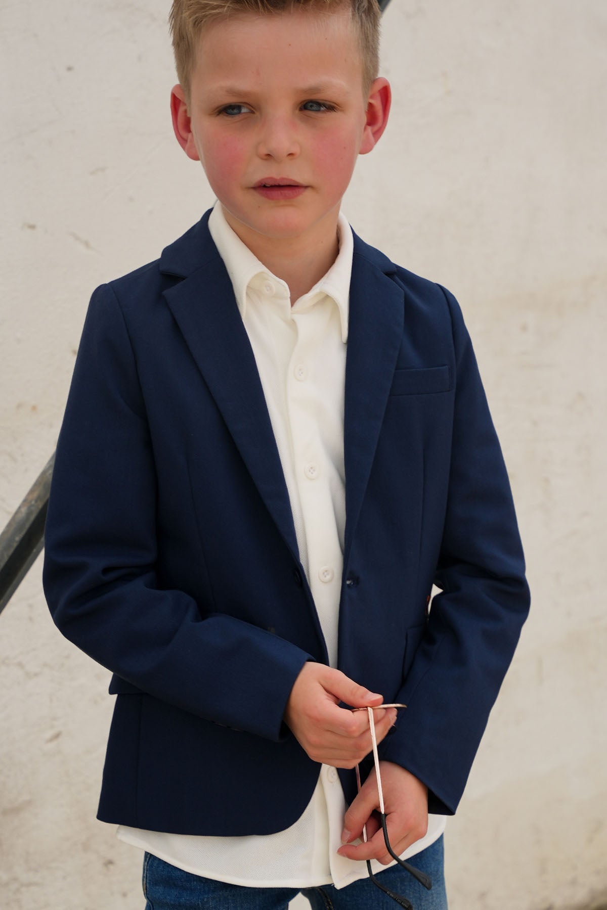 TYGO & vito Blazer Glen Navy