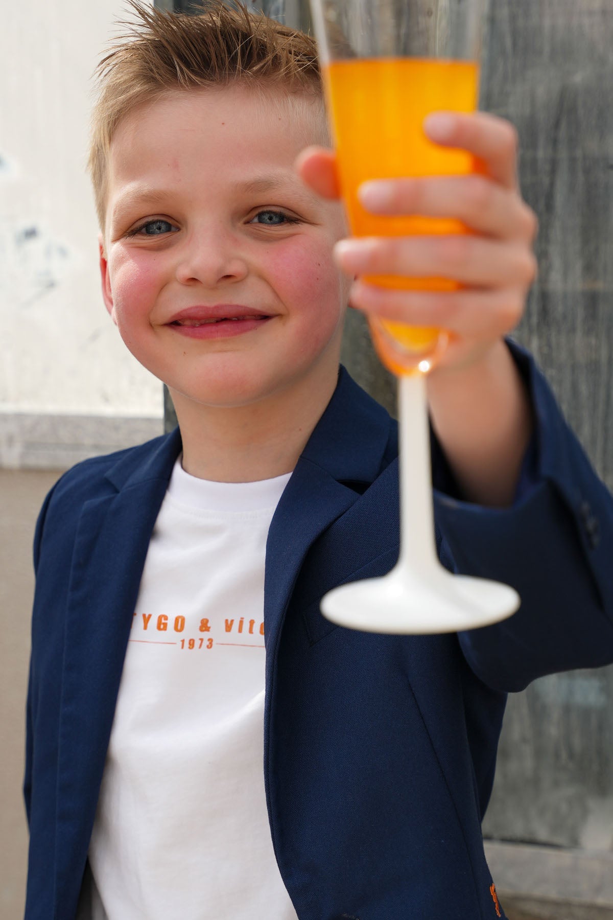 TYGO & vito Blazer Glen Navy