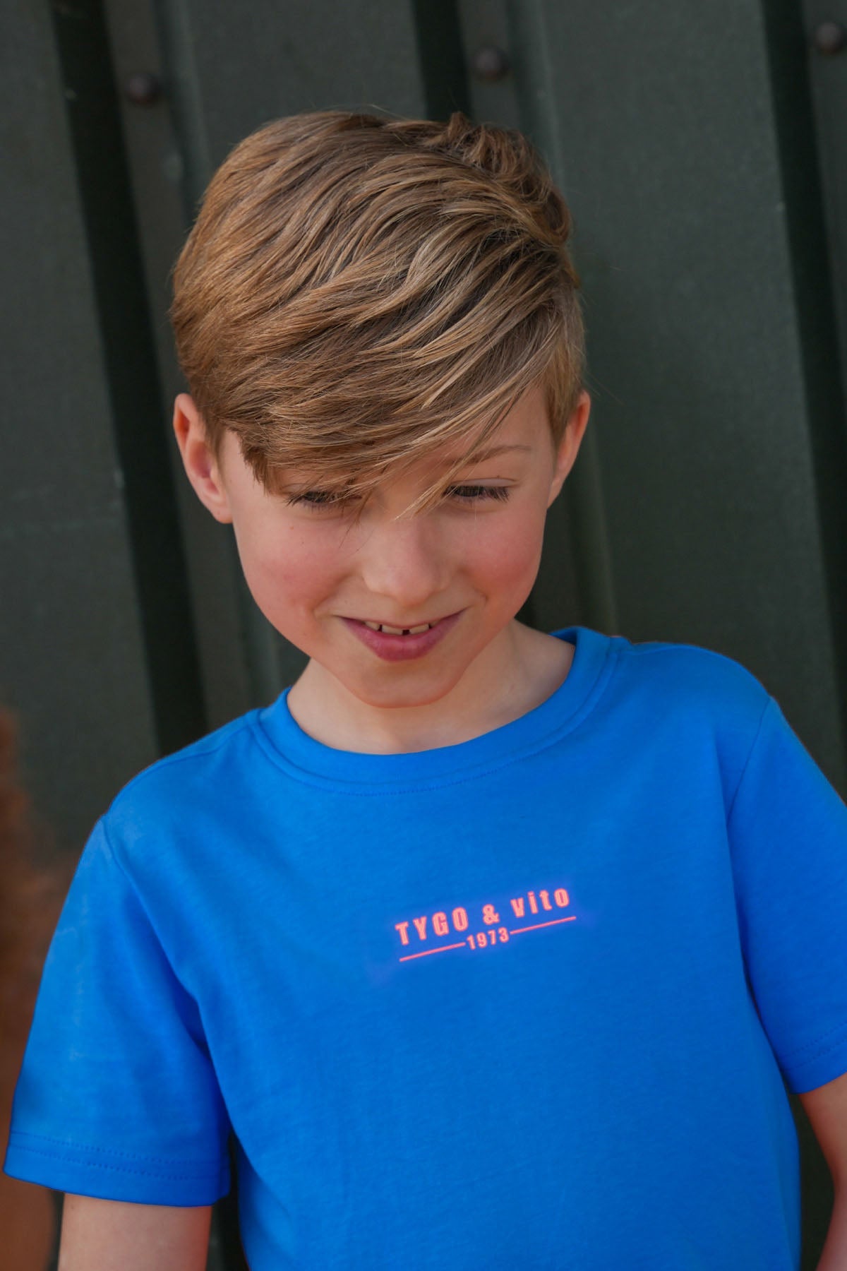TYGO & vito T-shirt Tein Blauw