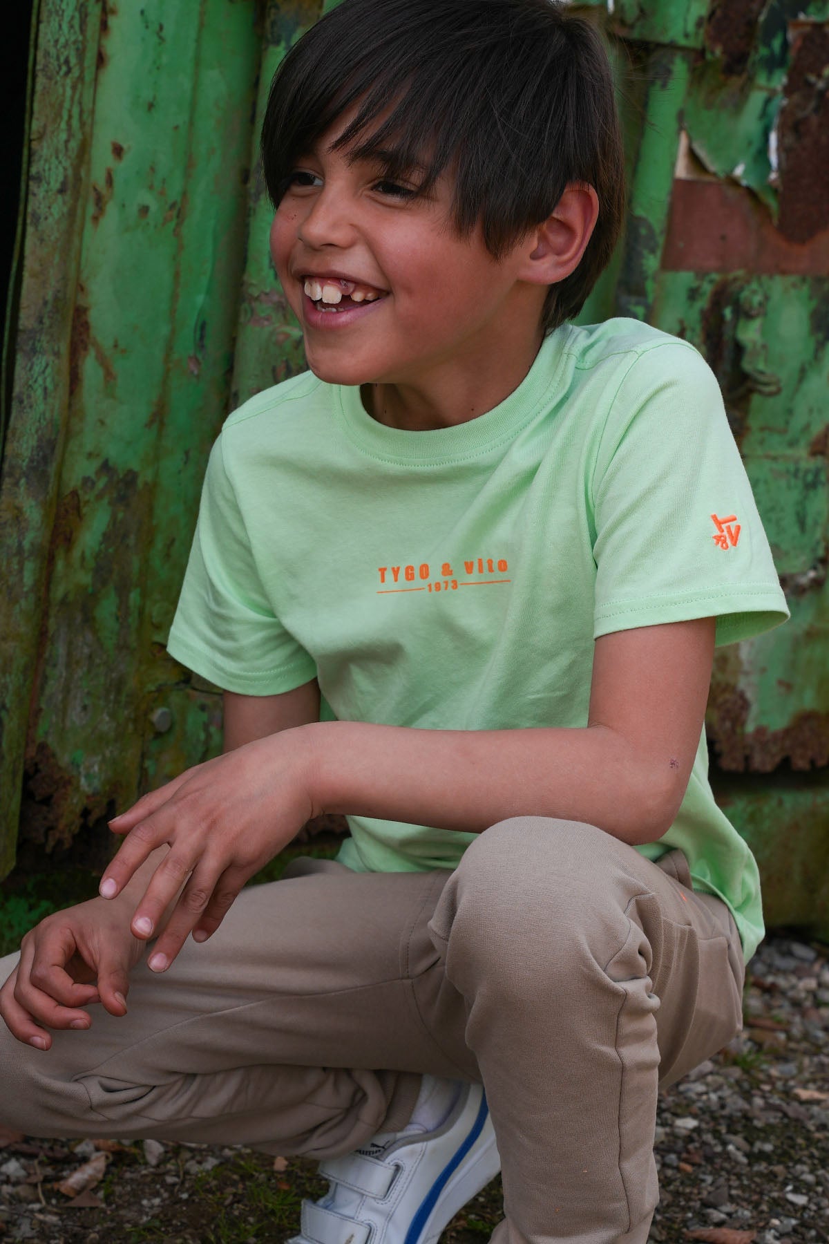 TYGO & vito T-shirt Tein Groen