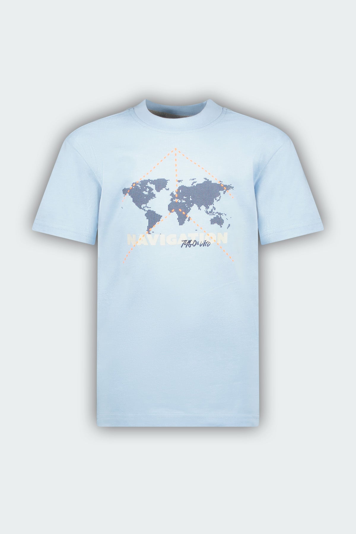TYGO & vito T-shirt Dex Licht Blauw