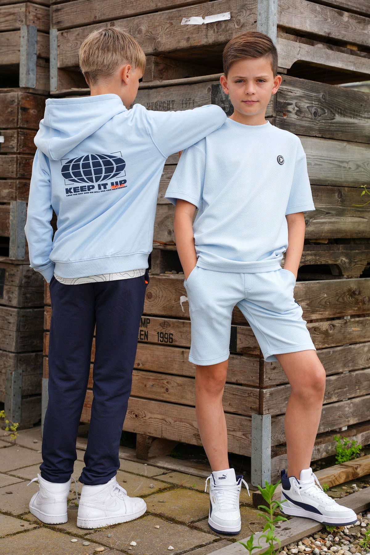 TYGO & vito Jogshort Ben Light Blue