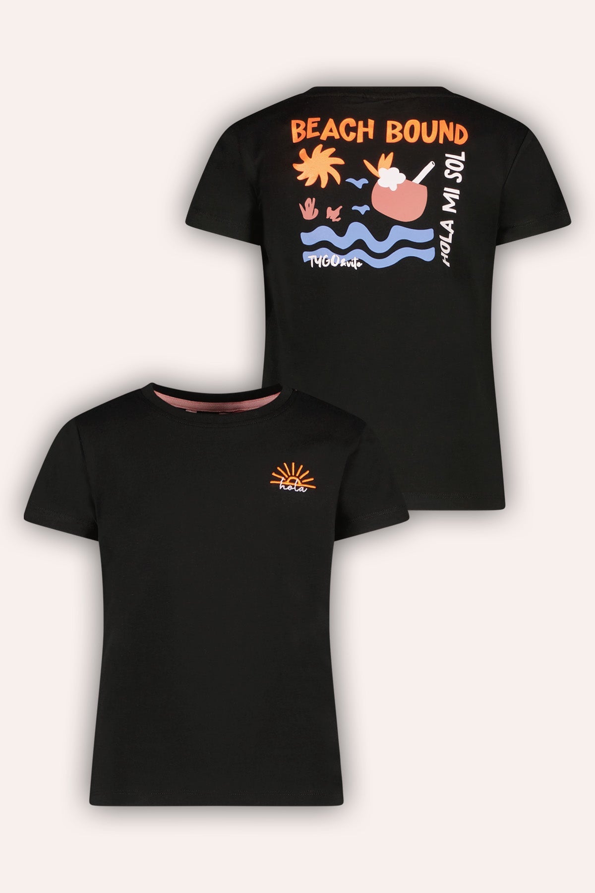 TYGO & vito T-shirt Trix Zwart