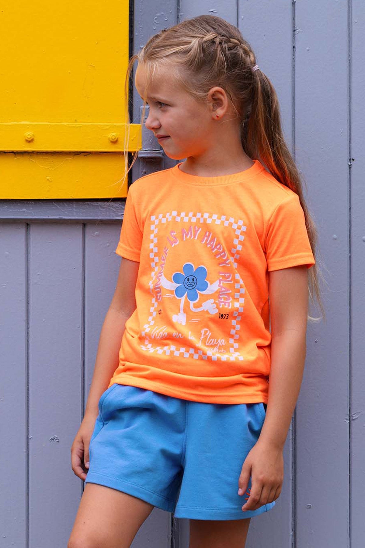 TYGO & vito T-shirt Taylor Neon Oranje