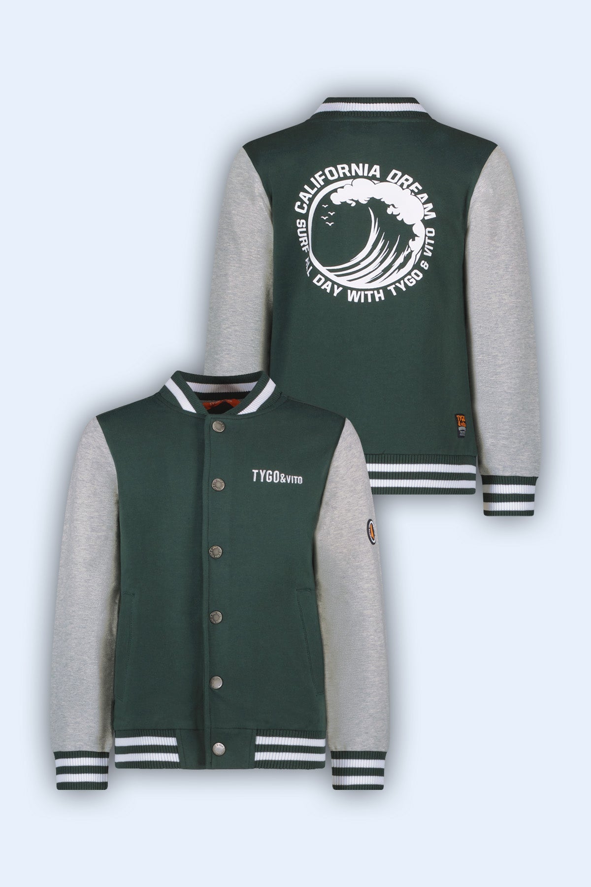 TYGO & Vito Baseballweste Vic Green
