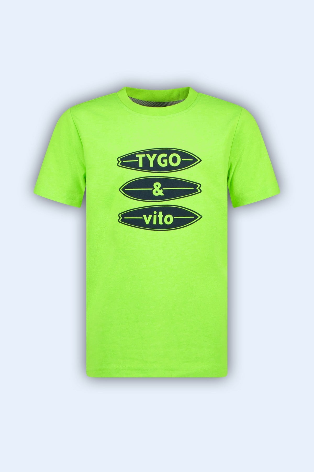 TYGO & vito T-shirt James Neon Groen*