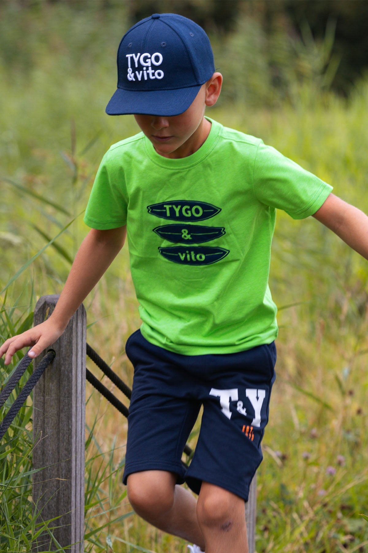 TYGO & vito T-shirt James Neon Groen*