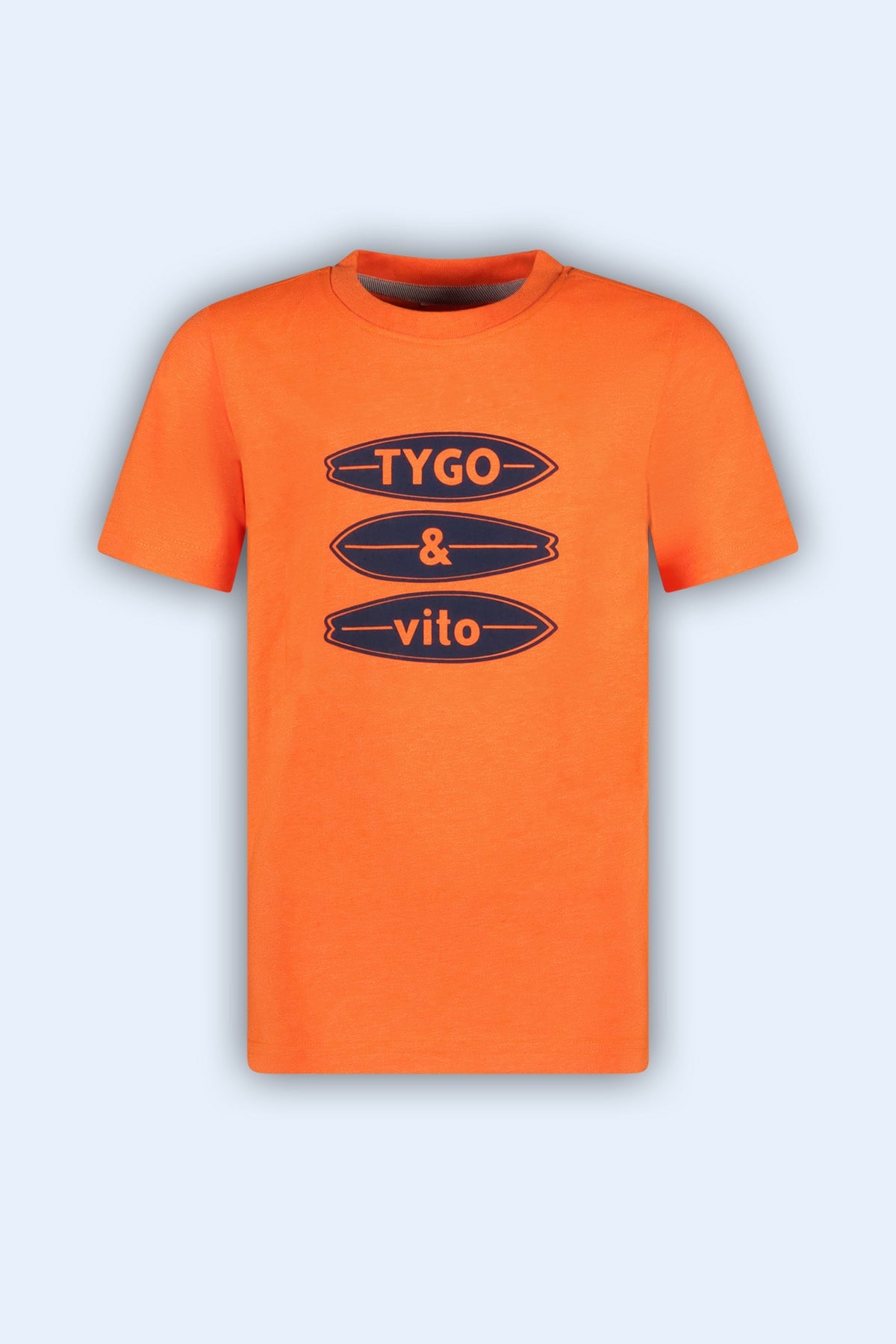 TYGO & vito T-shirt James Neon Oranje*