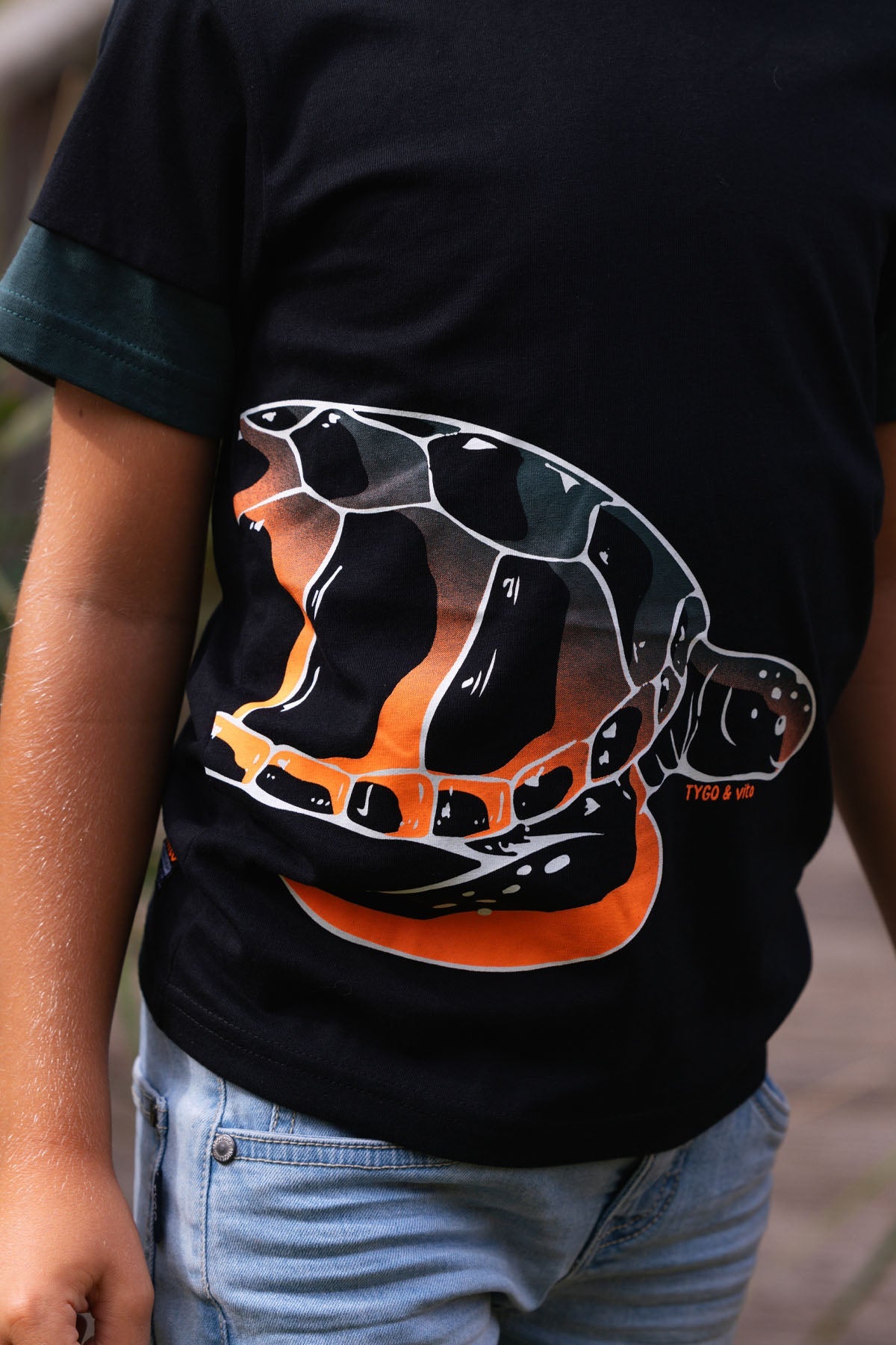 TYGO & vito T-Shirt Toby Zwart
