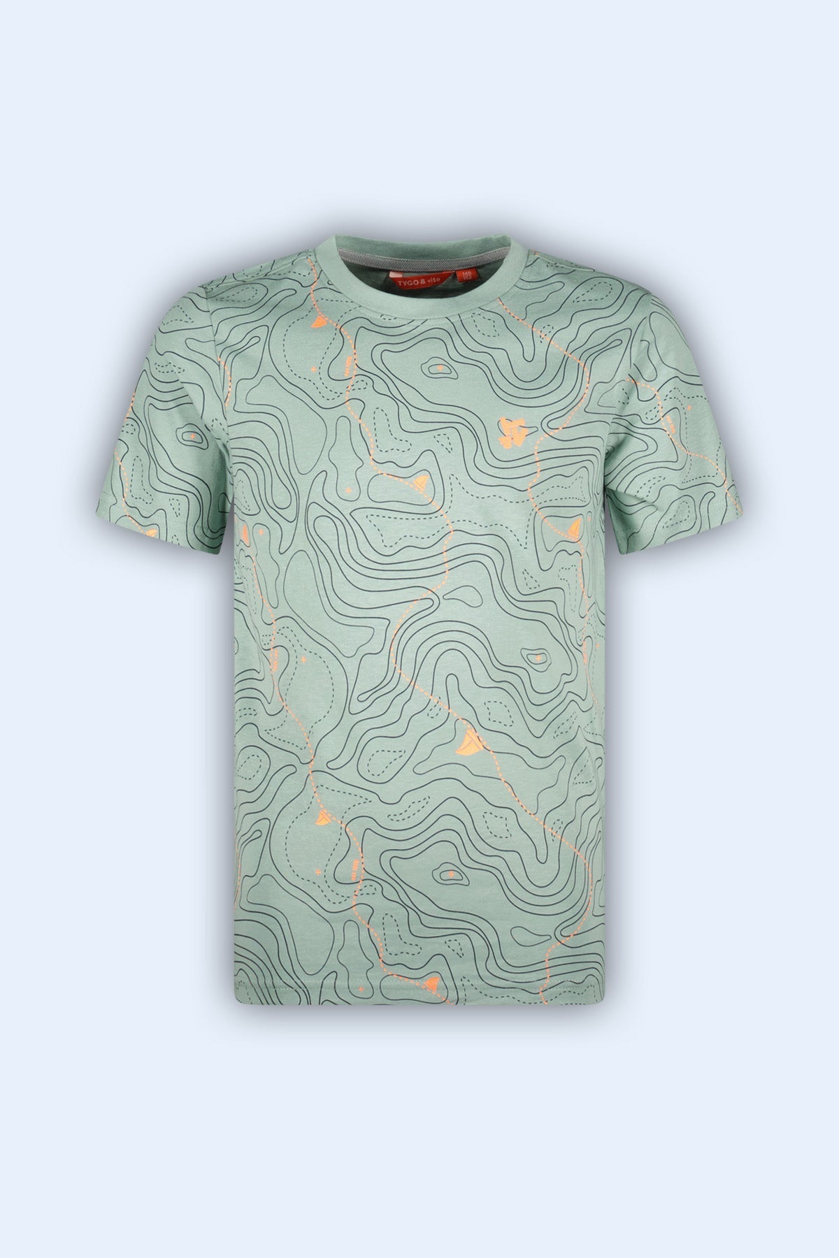 TYGO & vito T-shirt Thijs Licht Groen