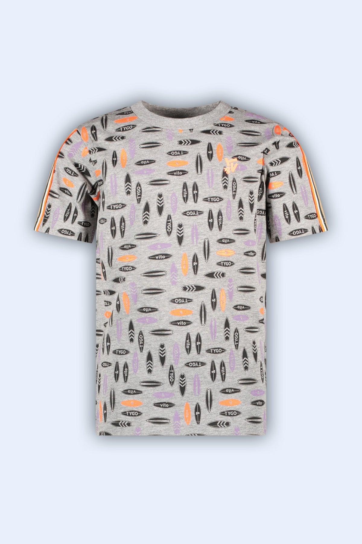 TYGO & vito T-shirt Desmond Gray Melee
