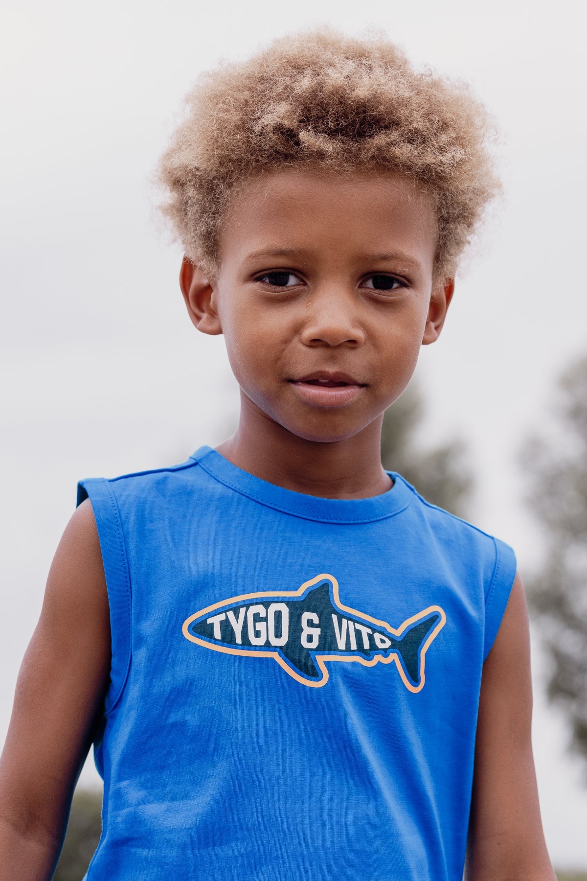 TYGO & vito Singlet Daan Blauw