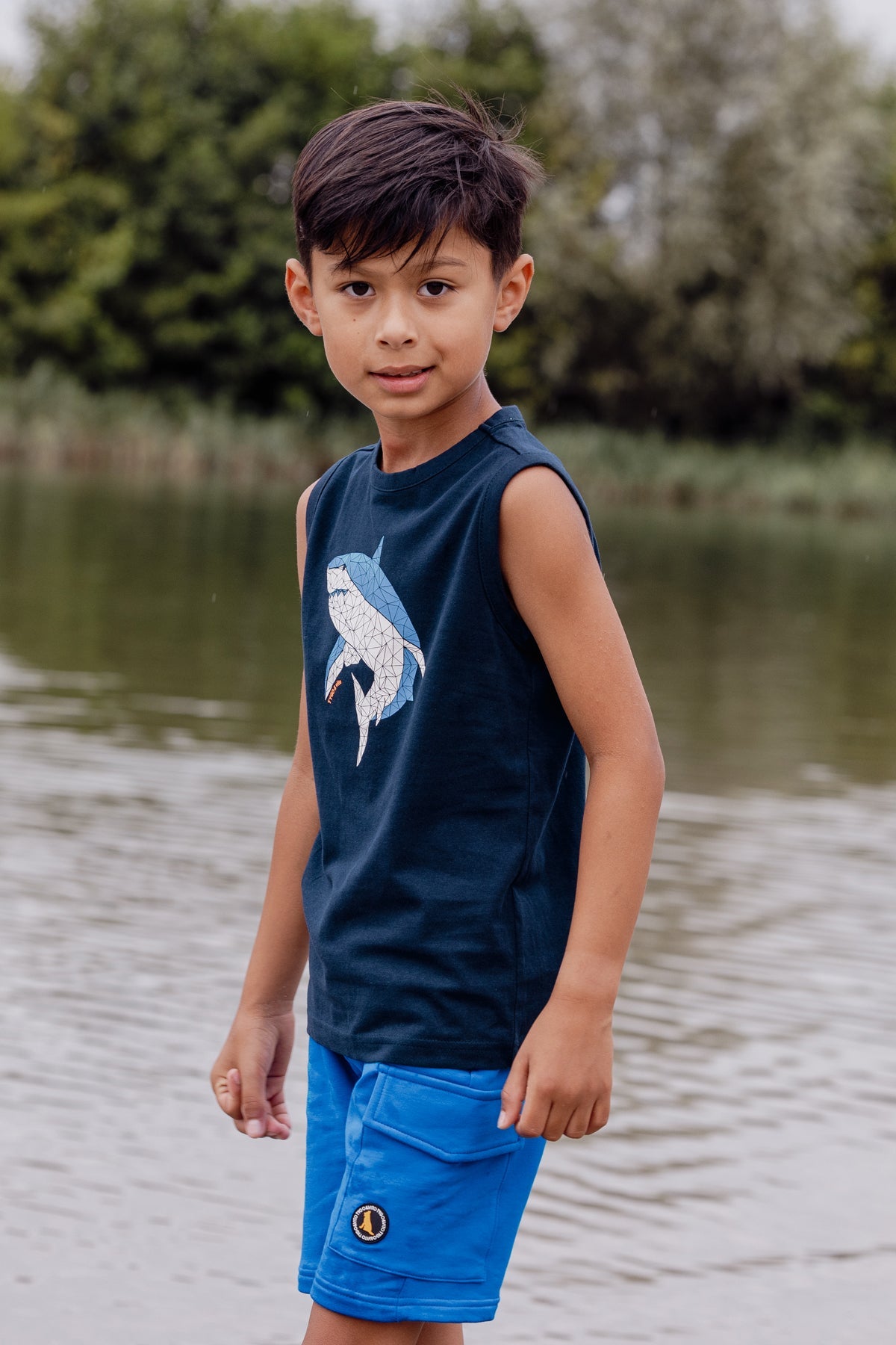 TYGO & vito Singlet Daan Navy