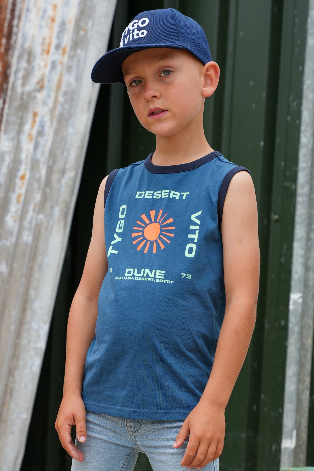 TYGO & vito Singlet Daan Sea Green