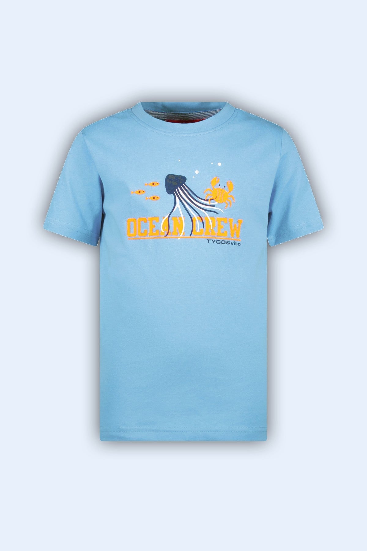 TYGO & vito T-Shirt Jaimy Licht Blauw