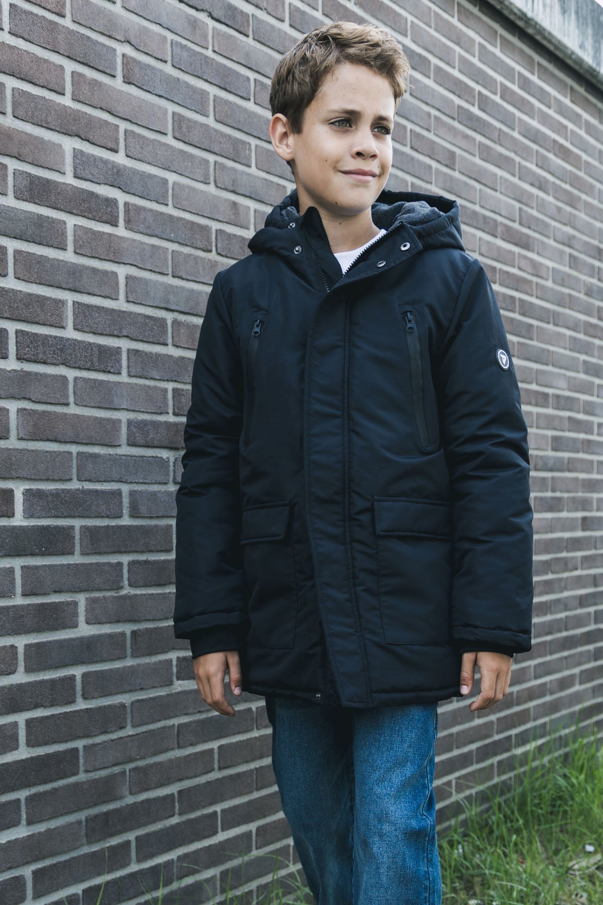 TYGO&vito Jas Bor Zwart