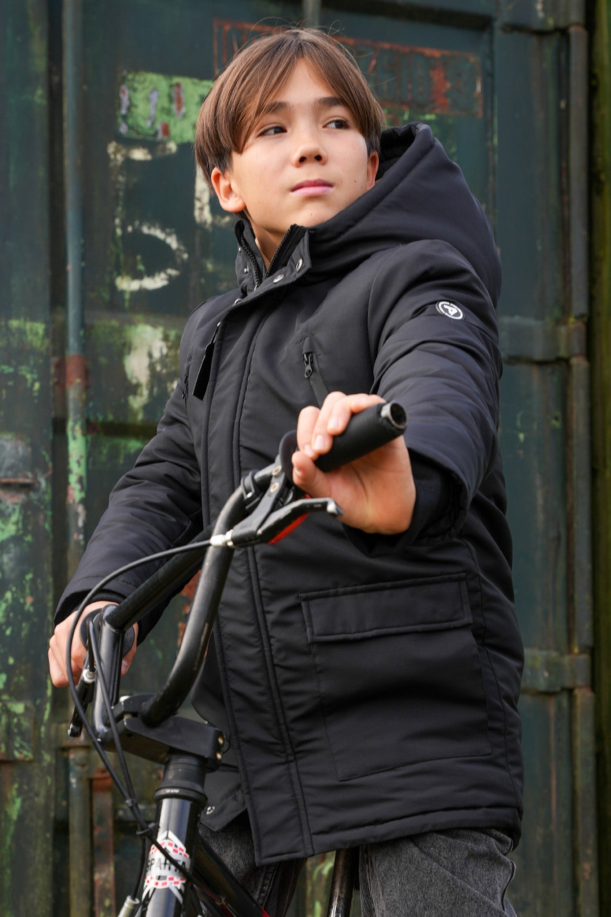 TYGO&vito Jas Bor Zwart