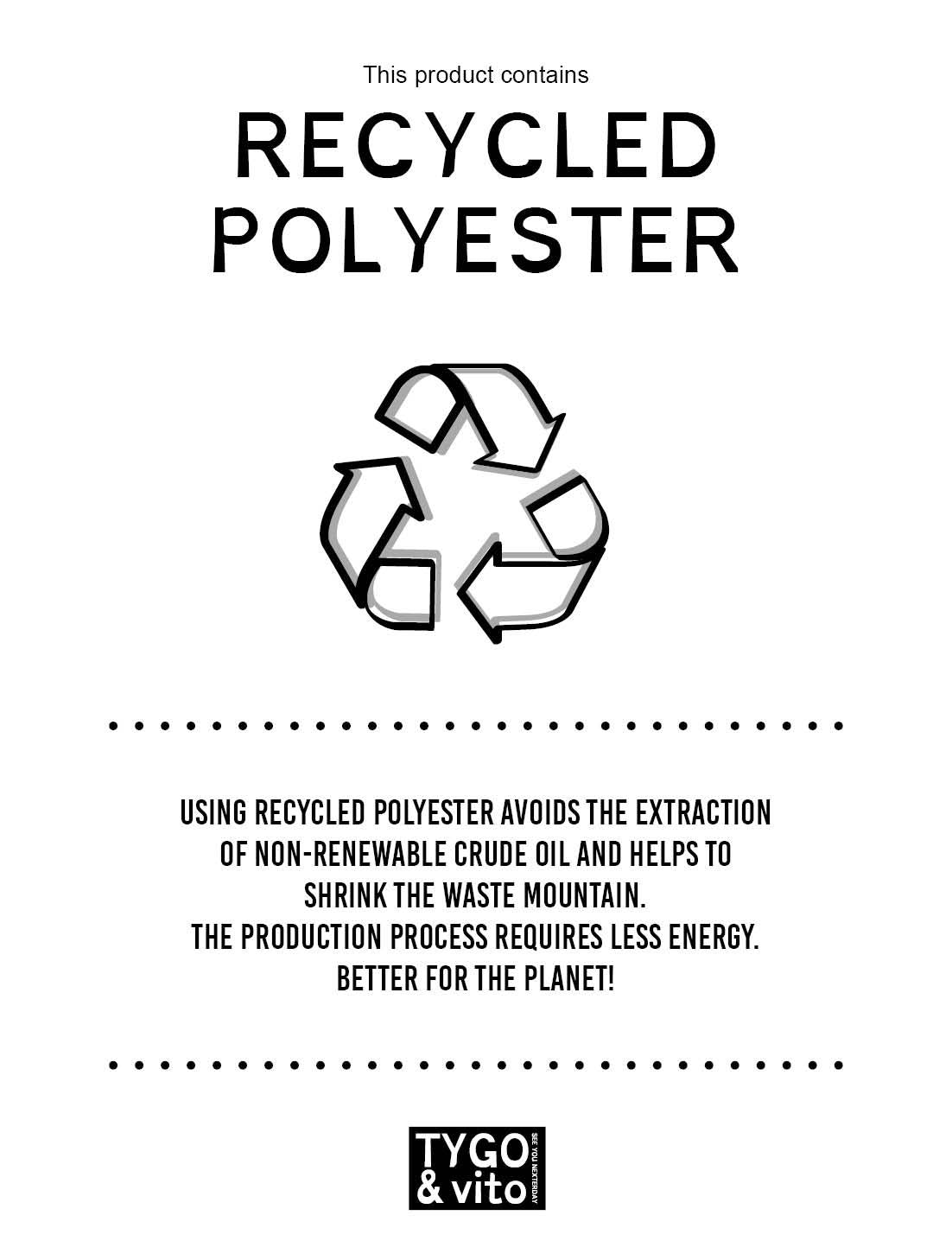 TYGO&vito Jas Bor Zwart