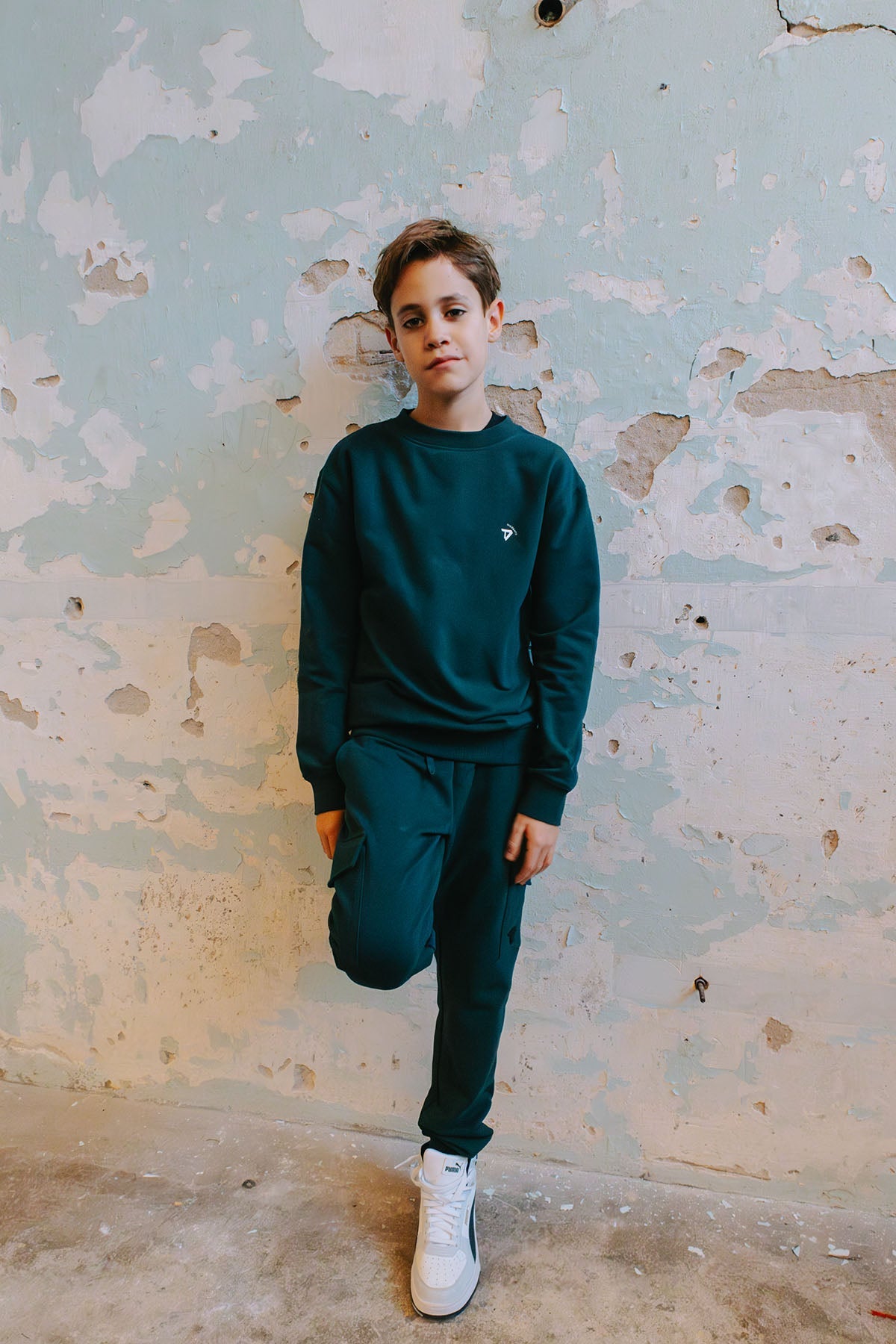 Sweater Nate Donker Groen