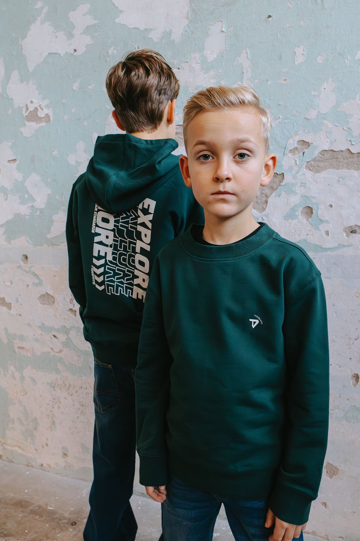 Hoodie Nigel Donker Groen