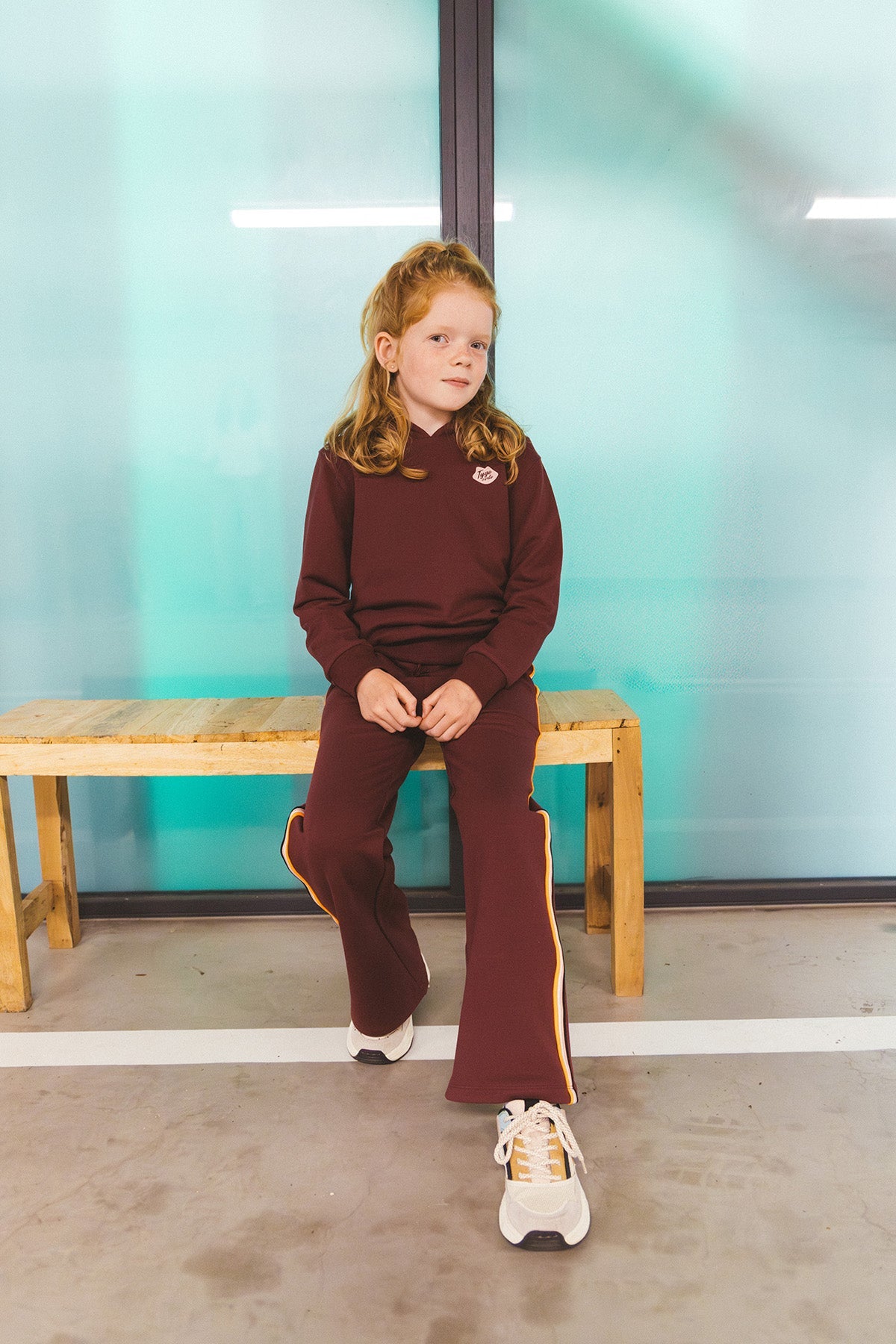 Jogging Broek Pixie Donker Rood