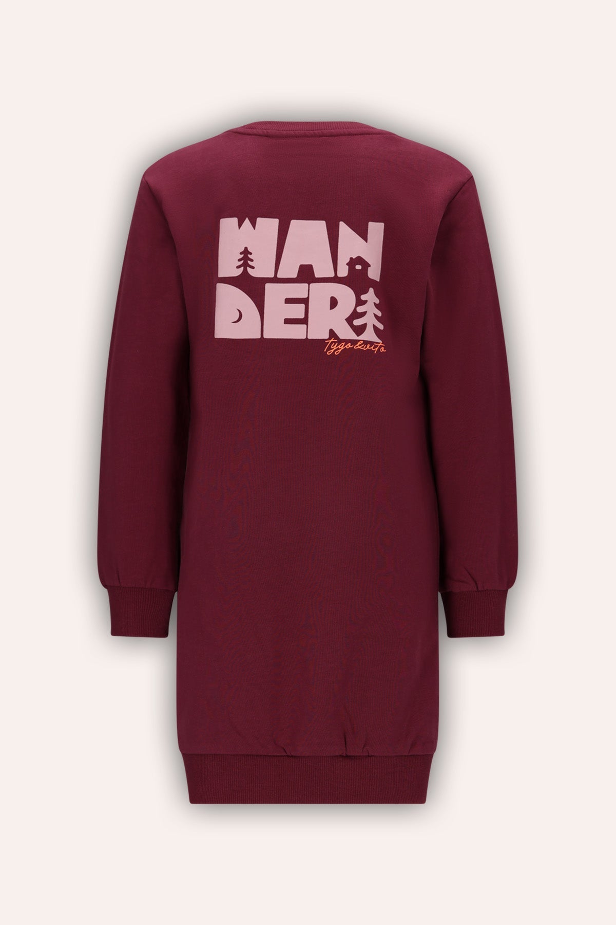 Jurk Demi Donker Rood