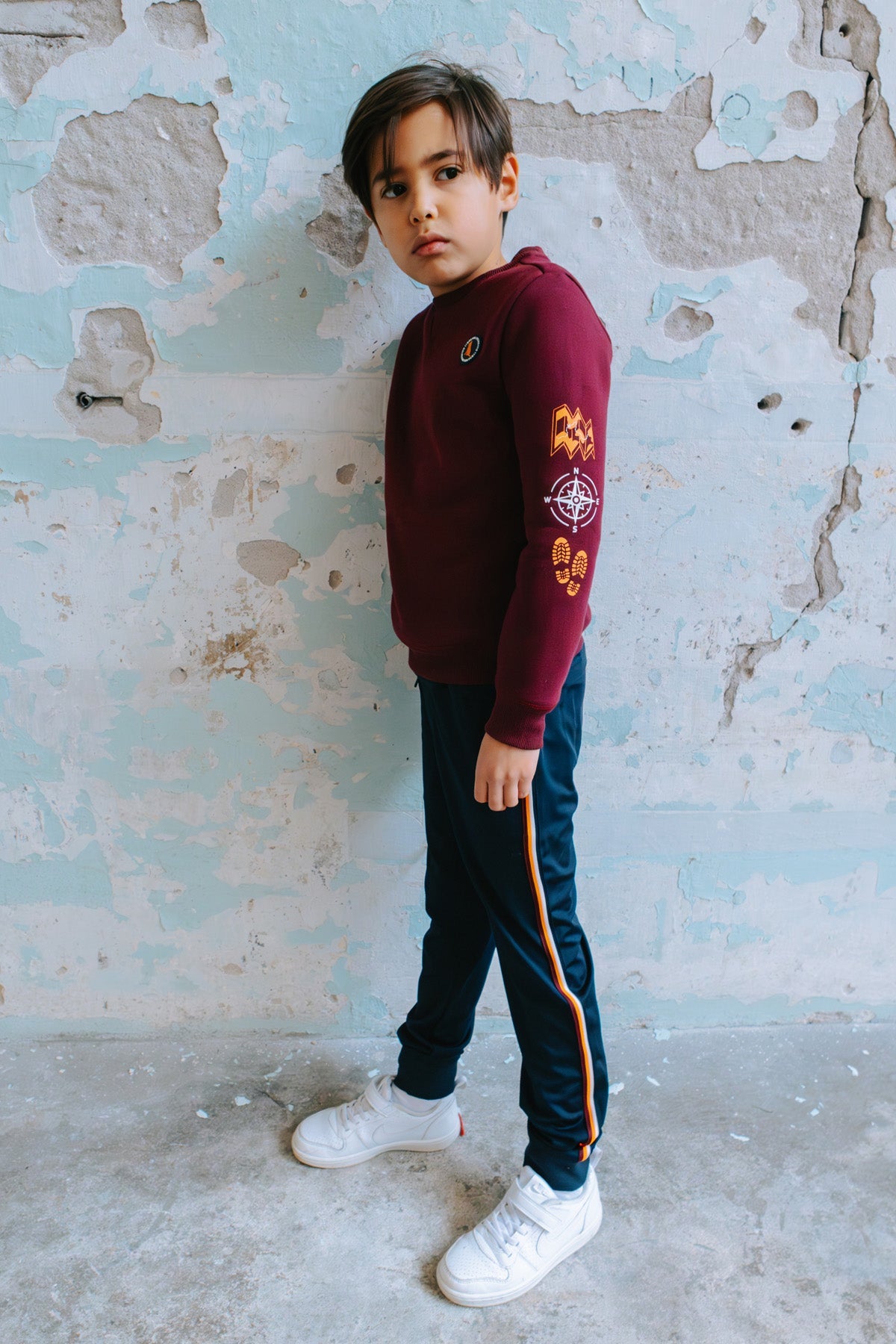 Sweater Sven Donker Rood