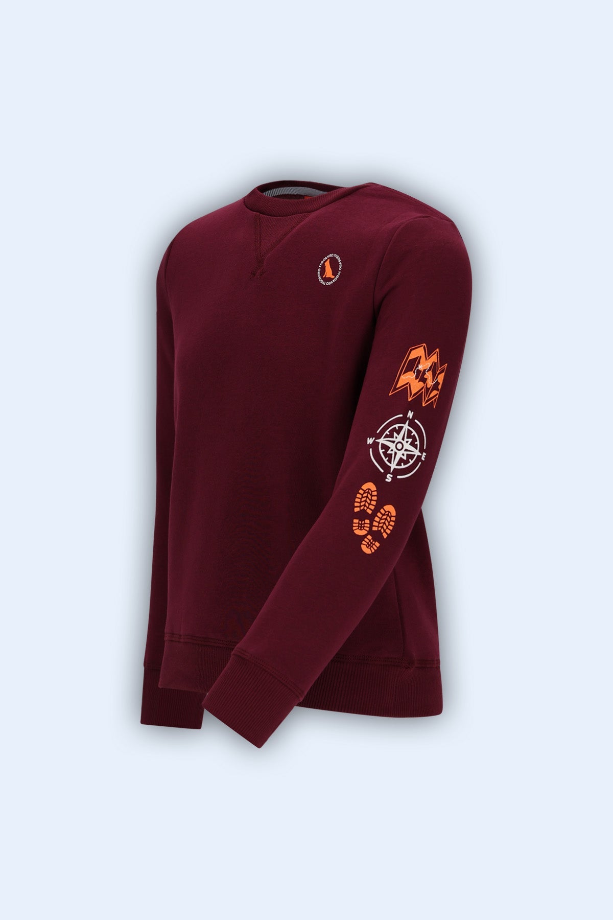 Sweater Sven Donker Rood