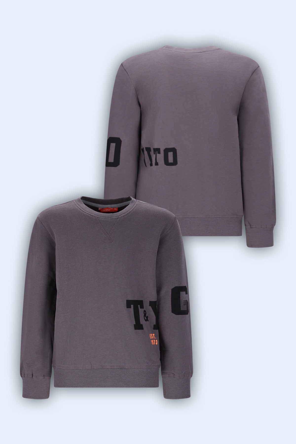 TYGO & vito Sweater Siebe Grijs