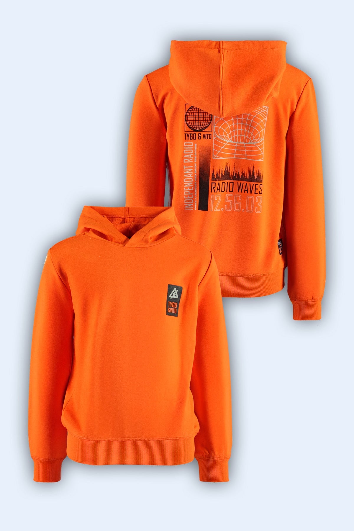 Hoodie Hank Neon Oranje