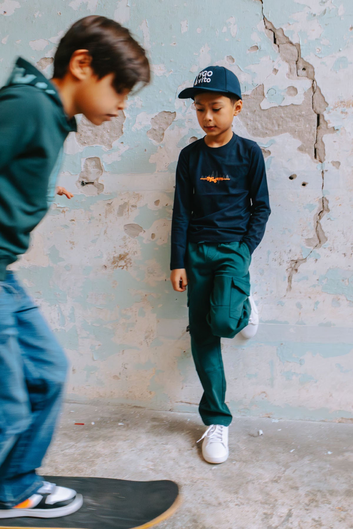 Longsleeve Mees Donker Blauw