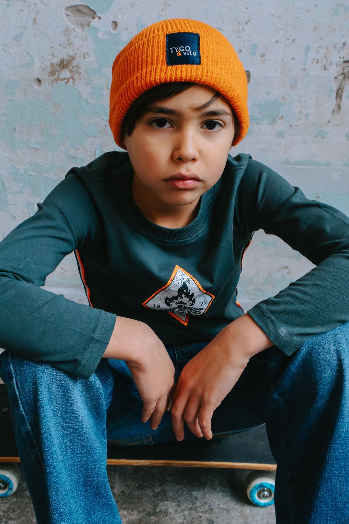 Longsleeve Mason Donker Groen