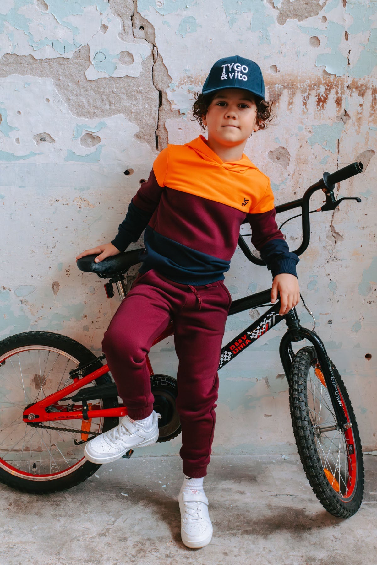 Jogging Broek Boaz Donker Rood