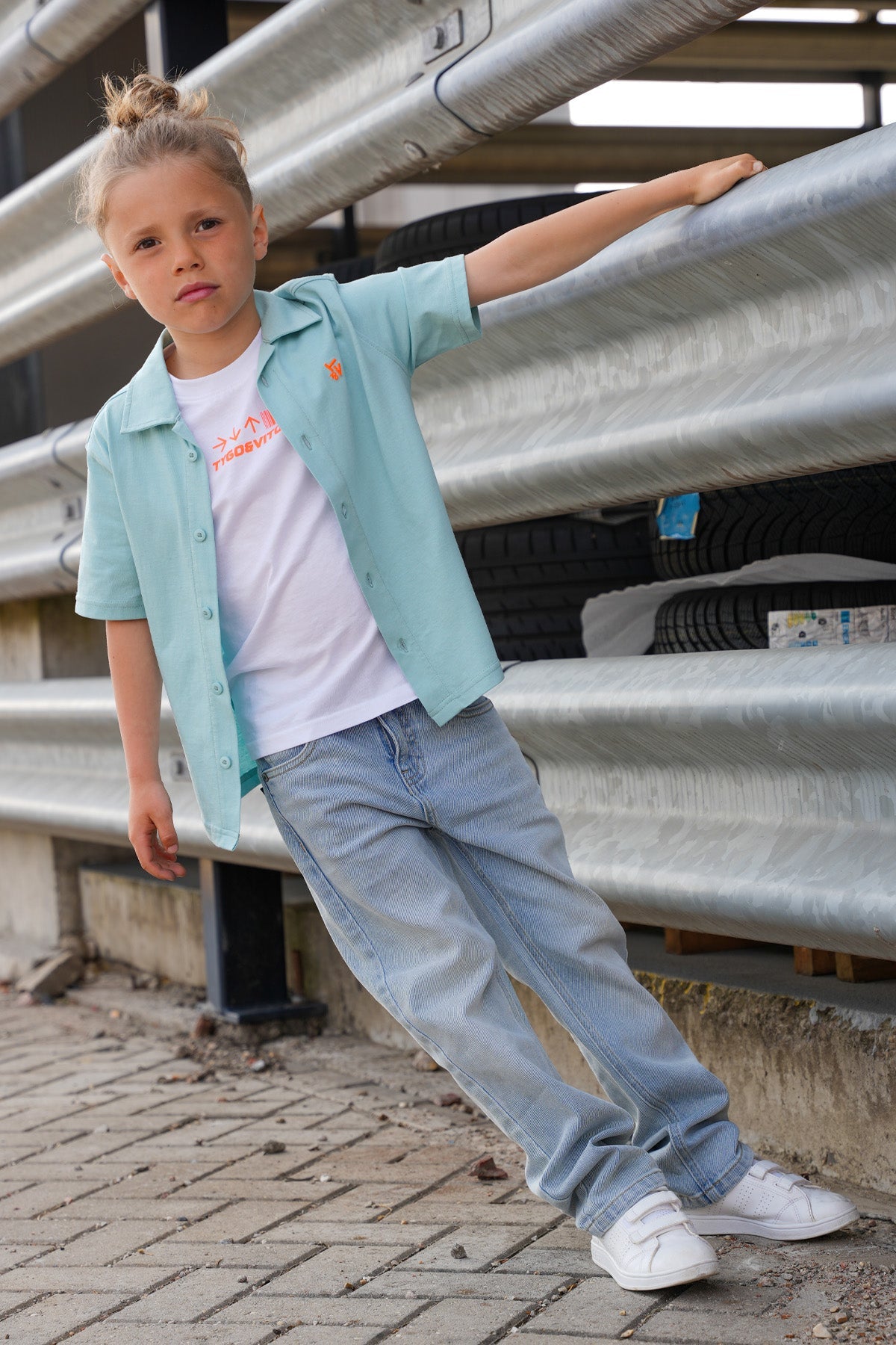 TYGO&vito Shirt Coop Aqua