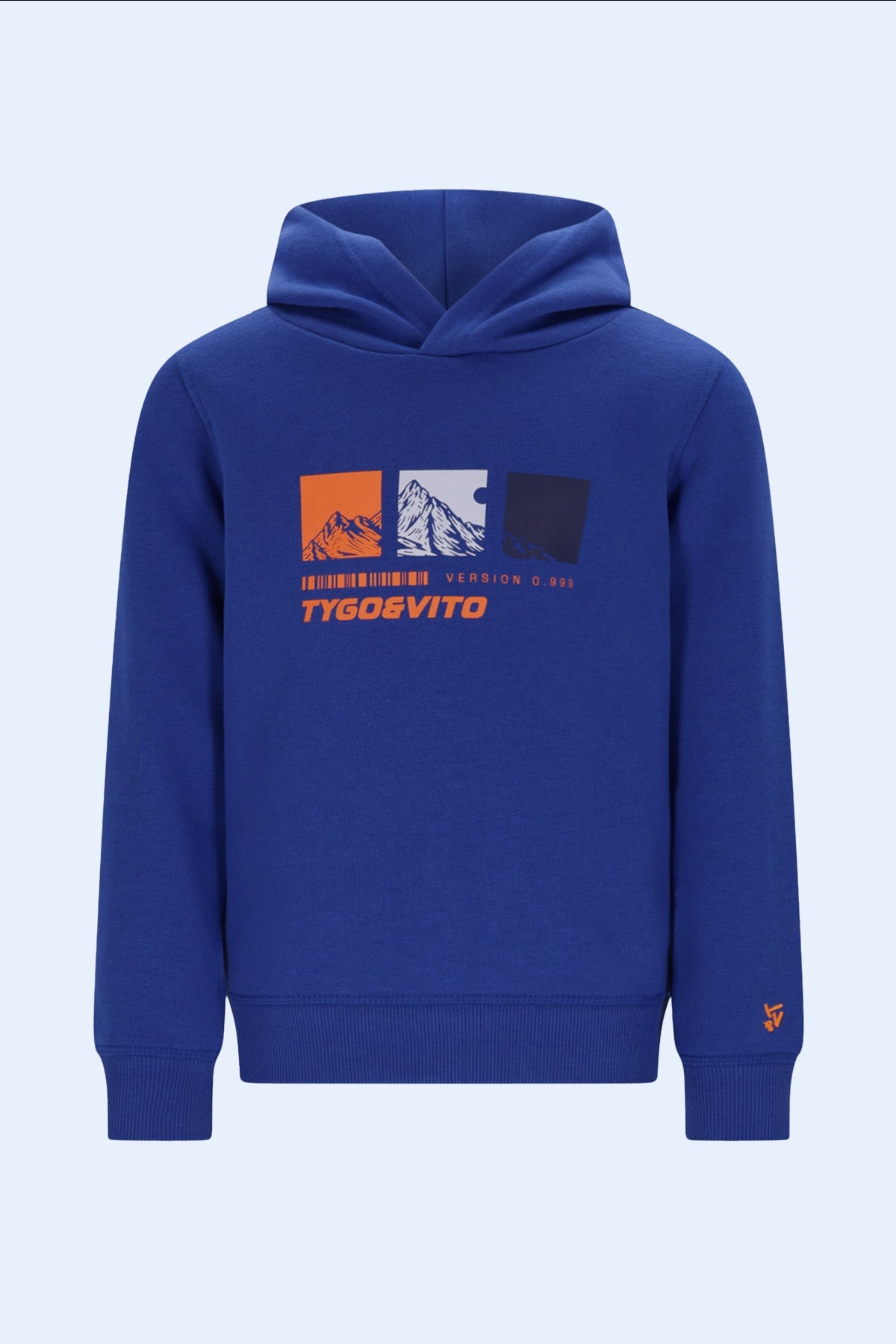 TYGO&vito Hoody Hesse Blauw Sweater