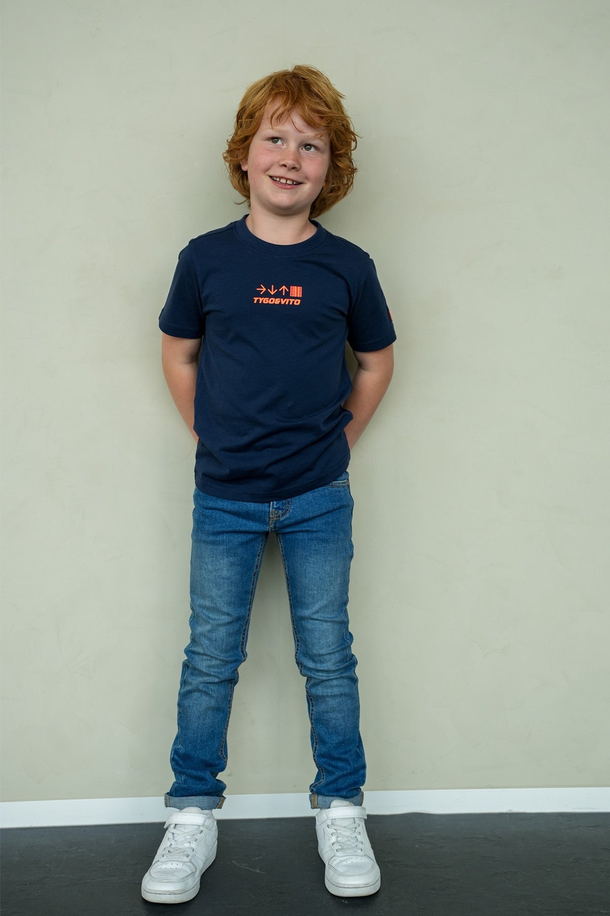 TYGO&vito Tygo T-shirt Tein Navy