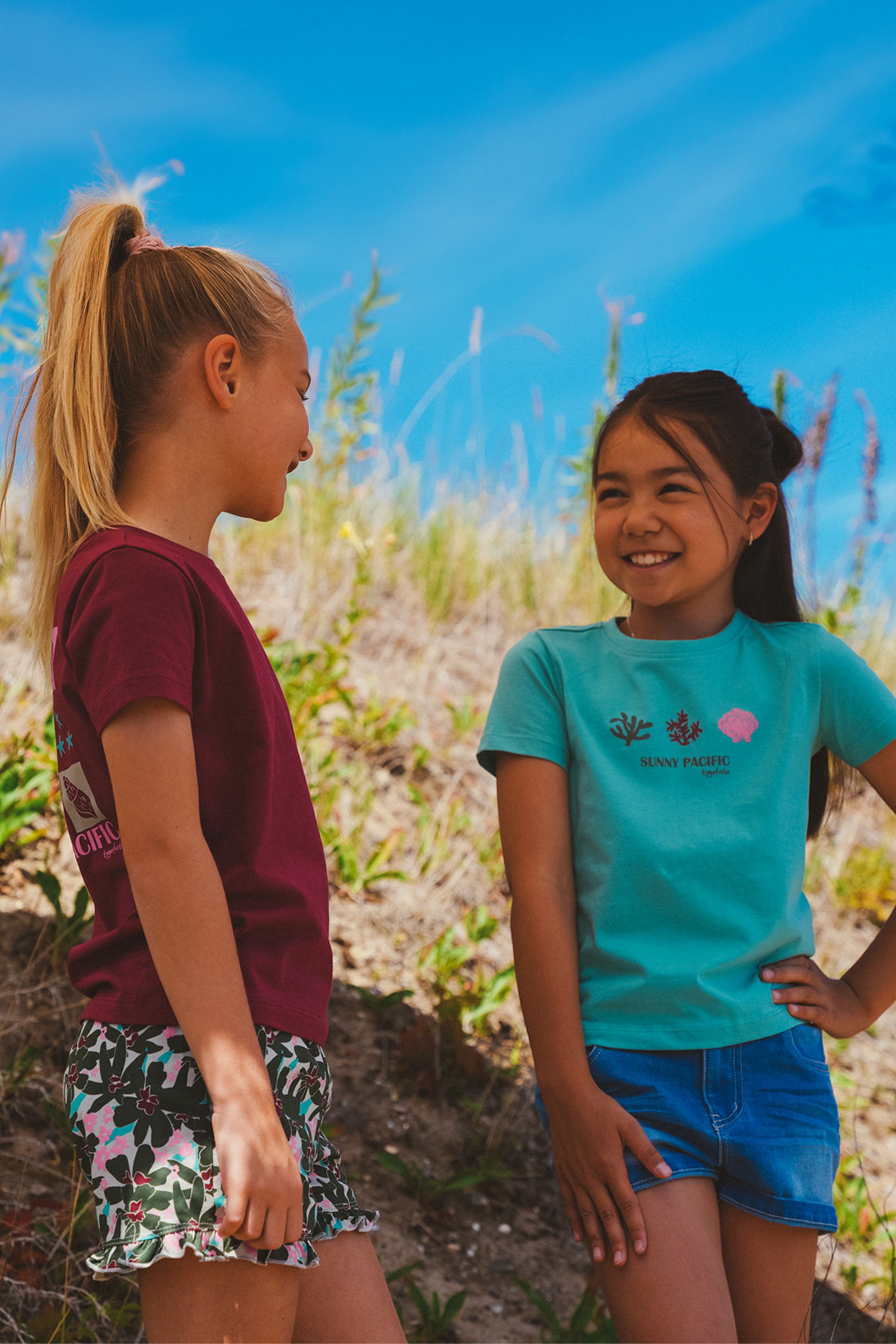 TYGO&vito T-shirt Tara Blauwgroen