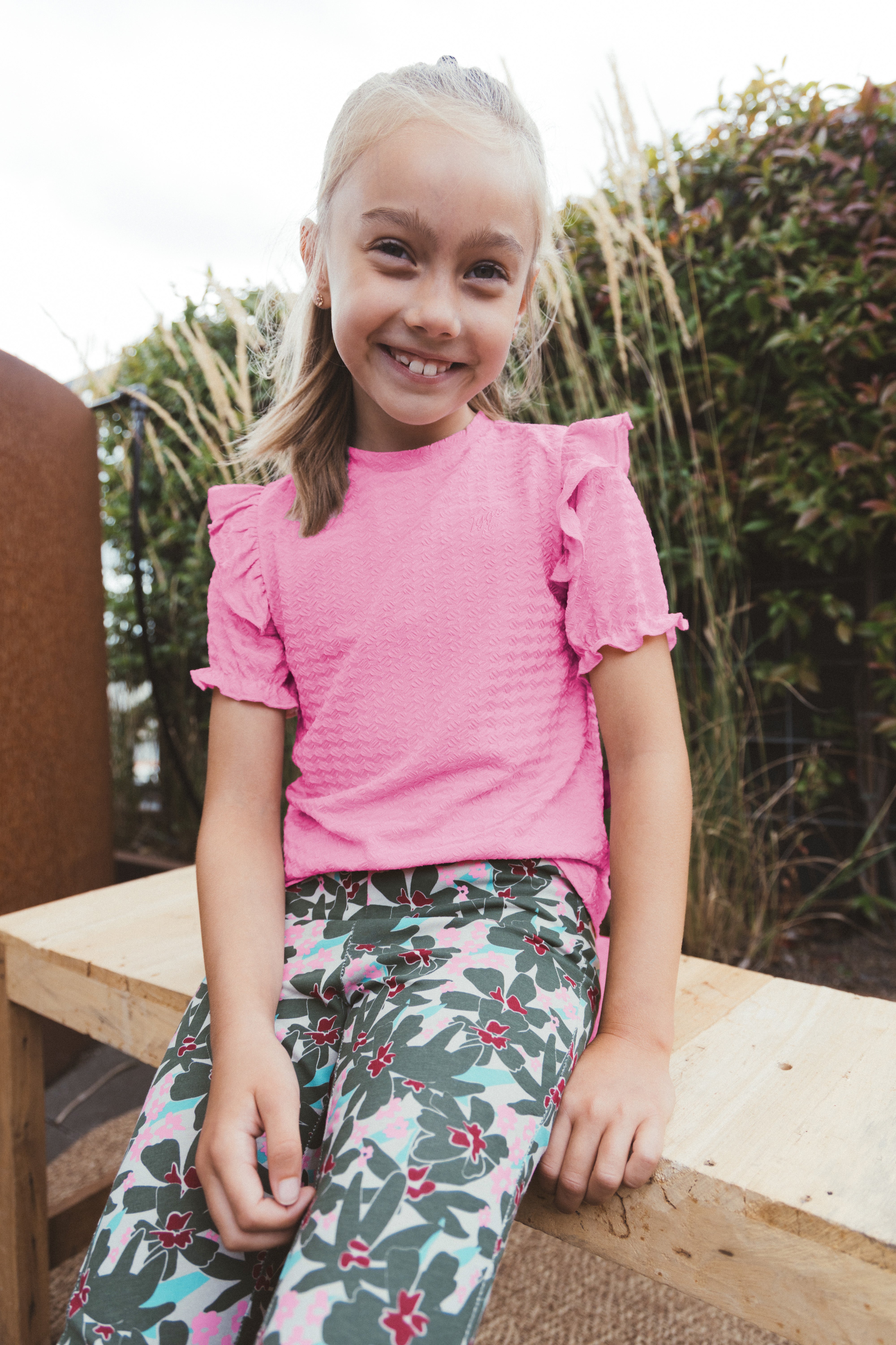 TYGO&vito Flared Legging Pebbles Olijfgroen