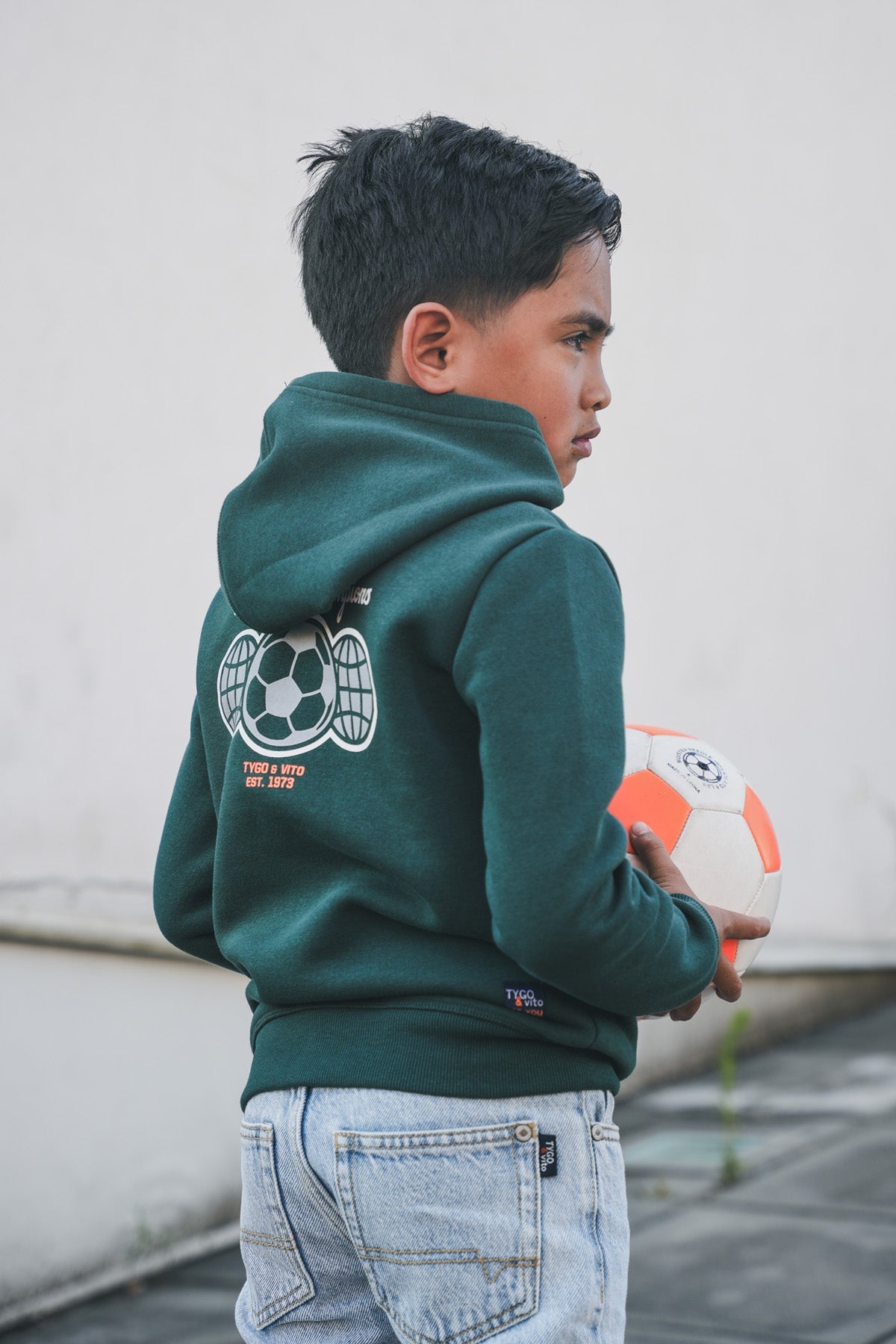 TYGO&vito Hoodie Hank Donkergroen