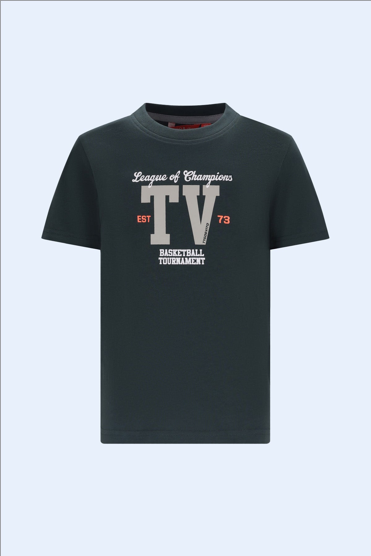 TYGO&vito T-shirt Jaimy Donkergroen