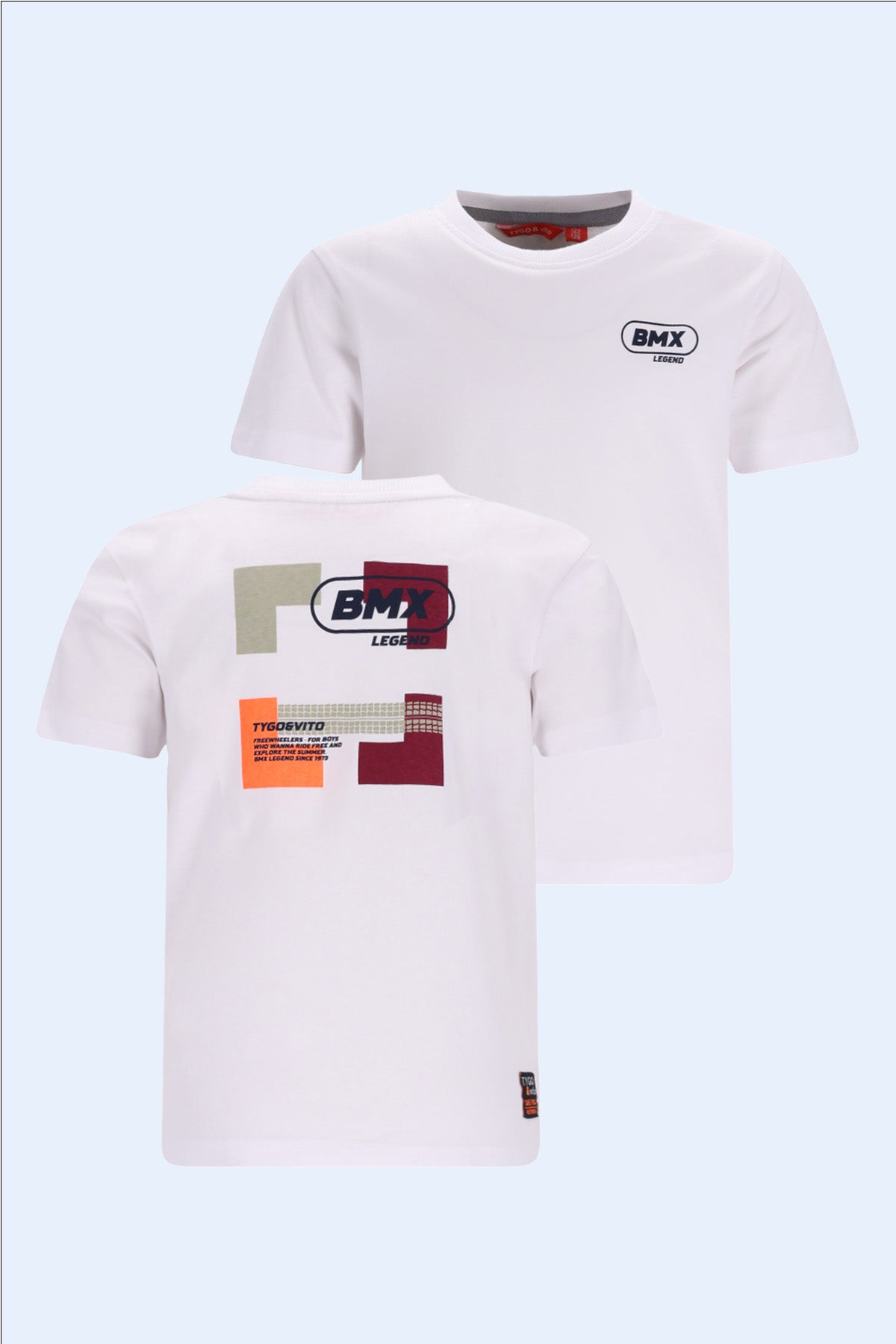 TYGO&vito T-shirt Dylan Wit/White