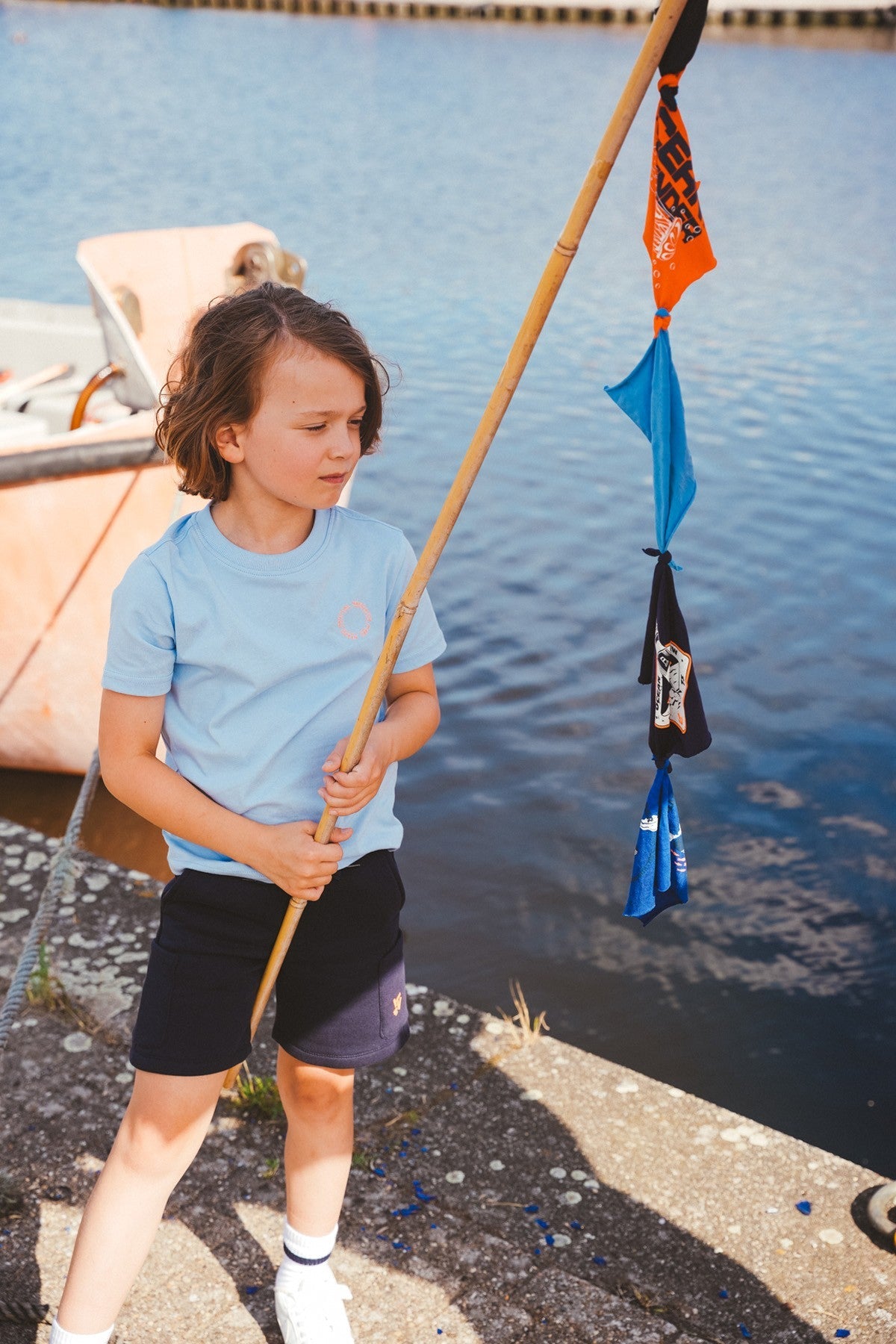 TYGO&vito T-shirt Dylan Blauw