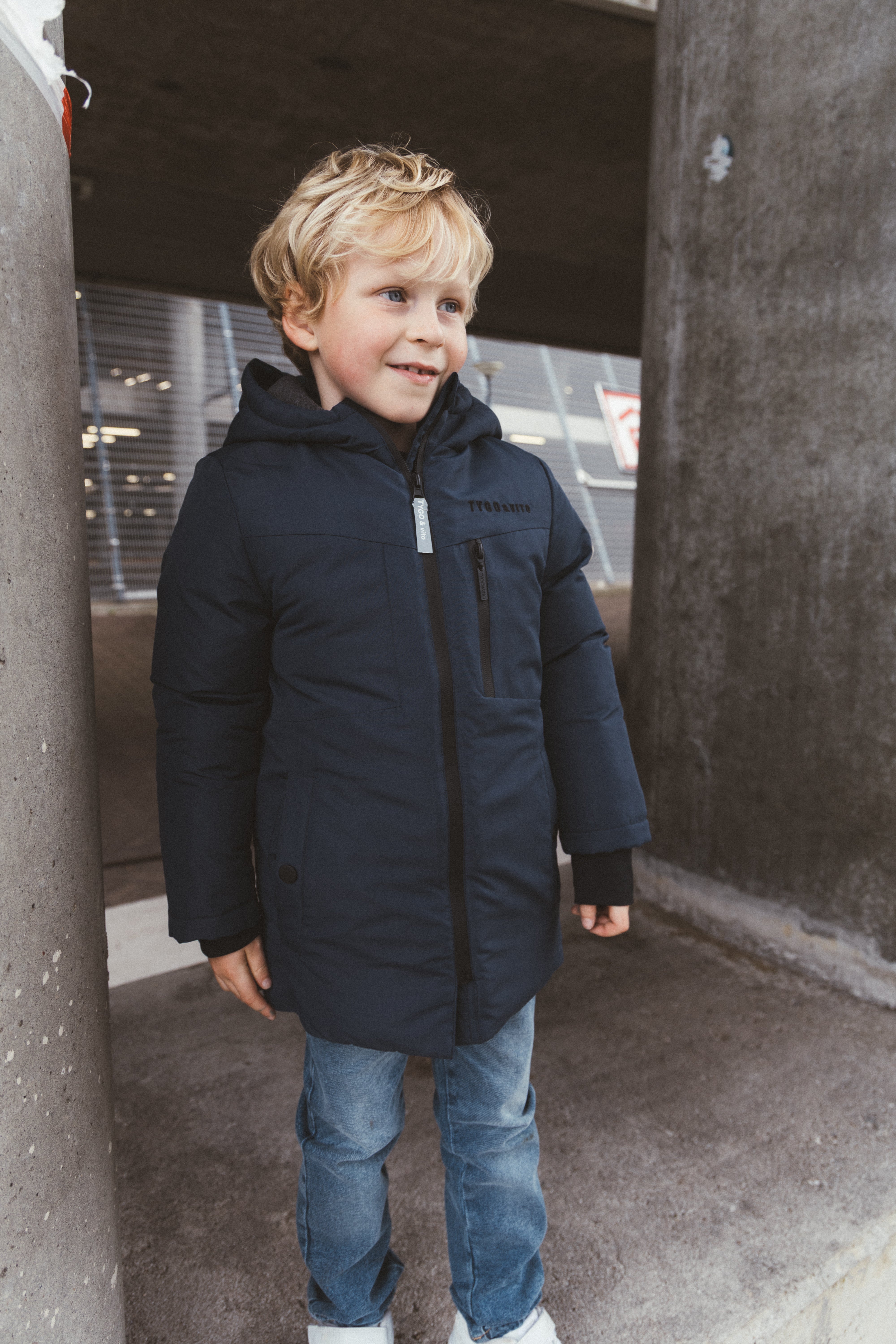 TYGO&vito Jas Joy Donkerblauw