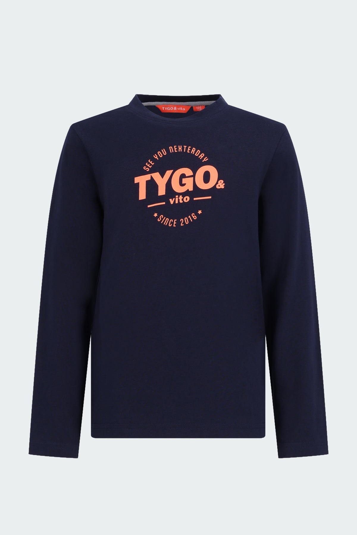 TYGO&vito Longsleeve Vesper Donkerblauw