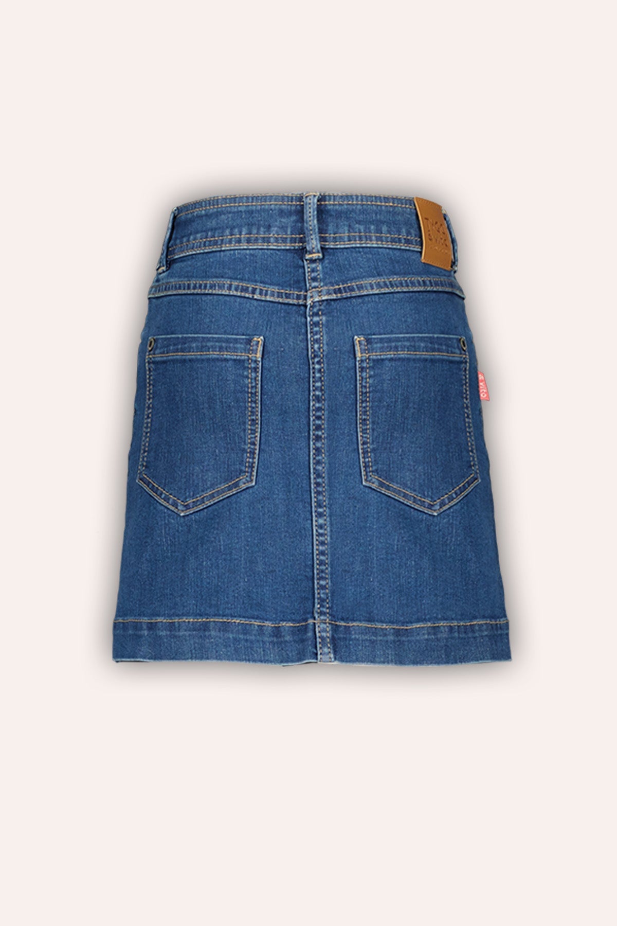 Denim Knoop Rokje Mid Used - TYGO&vito